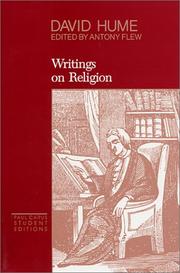 Cover of: Writings on religion