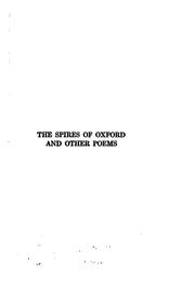 Cover of: The Spires of Oxford, and Other Poems