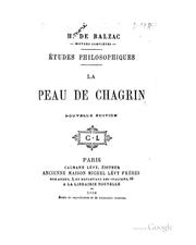 Cover of: La peau de chagrin by Honoré de Balzac