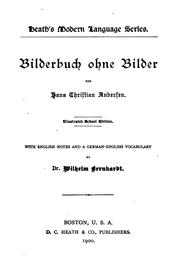 Cover of: Bilderbuch ohne Bilder by Hans Christian Andersen