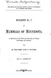 Cover of: Bulletin by Geological and Natural History Survey of Minnesota , Geological and Natural History Survey of Minnesota