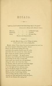 Cover of: Mosada: a dramatic poem