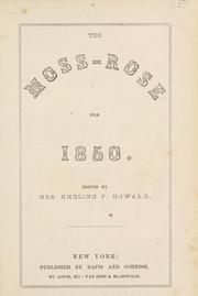Cover of: The Moss-rose for 1850 | 