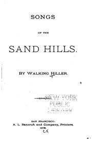 Cover of: Songs of the Sand Hills