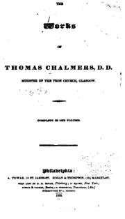 Cover of: The Works of Thomas Chalmers: Complete in One Volume