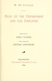 Cover of: Muse of the department and Les Employ'es