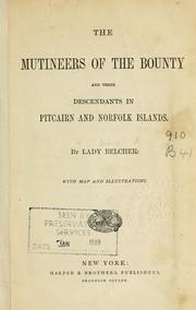 Cover of: The mutineers of the Bounty and their descendants in Pitcairn and Norfolk Islands