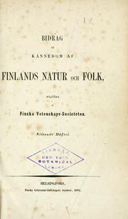 Cover of: Mycologia Fennica by Petter Adolf Karsten