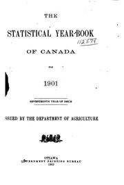 Cover of: Statistical Year-book of Canada by Canada. Dept. of Agriculture