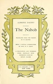 Cover of: The nabob by Alphonse Daudet