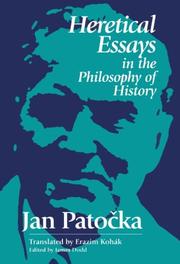 Cover of: Heretical essays in the philosophy of history