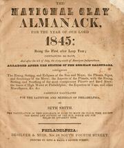 Cover of: The national Clay almanack, for the year of Our Lord 1845 ... by 