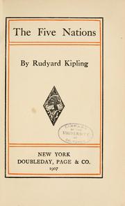 Cover of: The  five nations by Rudyard Kipling