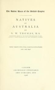 Cover of: Natives of Australia.