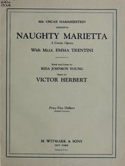 Naughty Marietta. by Victor Herbert