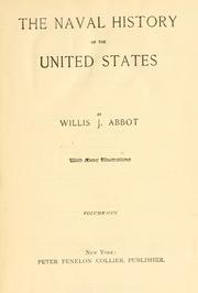 Cover of: The naval history of the United States