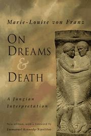 Cover of: On dreams & death by Marie-Louise von Franz