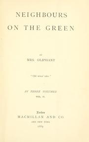 Cover of: Neighbours on the green