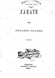 Cover of: Zárate