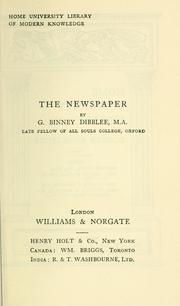 Cover of: The newspaper