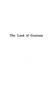 Cover of: America, the Land of Contrasts: A Briton's View of His American Kin