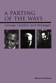 Cover of: A Parting of the Ways: Carnap, Cassirer, and Heidegger