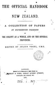 Cover of: The Official Handbook of New Zealand: A Collection of Papers by Experienced ...