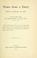 Cover of: Notes from a diary