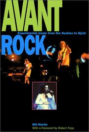 Cover of: Avant Rock by Bill Martin Jr.