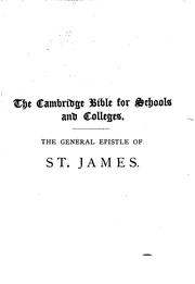 Cover of: The General Epistle of St. James