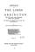 Cover of: Annals of the Lords of Warrington for the First Five Centuries After the Conquest: With ...