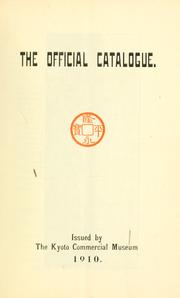 Cover of: official catalogue