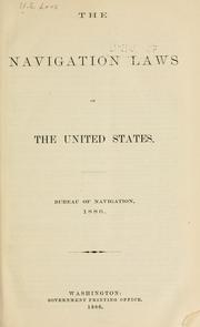 The navigation laws of the United States by United States