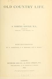 Cover of: Old country life by Sabine Baring-Gould