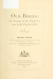Cover of: Old Bibles by J. R. Dore