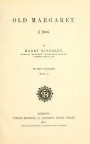 Cover of: Old Margaret. by Henry Kingsley
