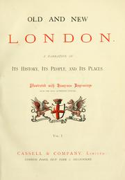 Cover of: Old and new London | Thornbury, Walter