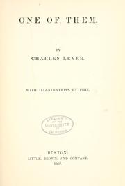 Cover of: One of them by Charles James Lever