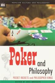Cover of: Poker and Philosophy: Pocket Rockets and Philosopher Kings  (Popular Culture and Philosophy)