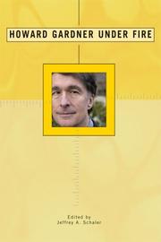 Cover of: Howard Gardner Under Fire:  The Rebel Psychologist Faces His Critics