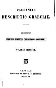 Cover of: Pausaniae Descriptio Graeciae by Pausanias