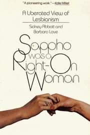Sappho was a right-on woman by Sidney Abbott