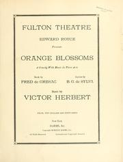 Cover of: Orange blossoms by Victor Herbert