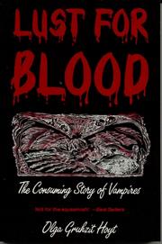 Cover of: Lust for Blood by Olga Gruhzit-Hoyt, Olga Gruhzit Hoyt
