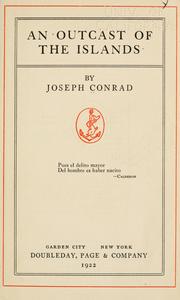 Cover of: An outcast of the islands by Joseph Conrad