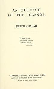 Cover of: An outcast of the islands