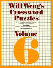 Cover of: Will Weng's Crossword Puzzles, Volume 6 (Other)