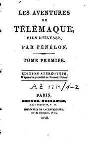 Cover of: Les aventures de Télémaque: fils d'Ulysse by François de Salignac de La Mothe-Fénelon