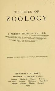 Outlines of zoology by J. Arthur Thomson