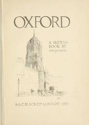 Cover of: Oxford: a sketch-book